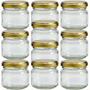 ジャム瓶 J90ST 90ml -10本セット- ((ふた)金53RTS-D)