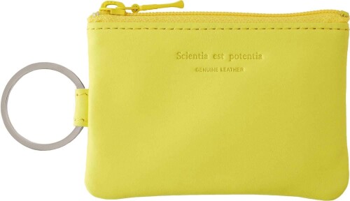 スリップオン ノワールキーポーチmini 革 イエロー NSL-1803