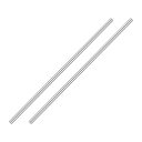 DMiotech 2個 DIYクラフトツール用 150mmx3 mmステンレス スチール ロッド旋盤バーストック