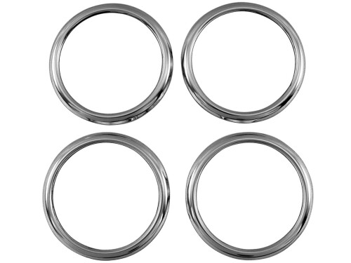 BRIGHTZ スクラムトラック DG16T 超鏡面ステンレスメッキセンターホイールキャップリング 4PC DG16 DG G16 16 スクラム トラック