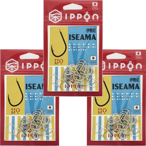 IPPON (一本) 伊勢尼 10号 サビナスコート 38本入 3袋セット