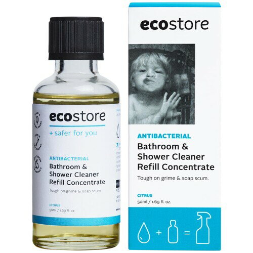 ecostore(エコストア) リフィルコンセントレート バスルームクリーナー 50mL お風呂洗剤 お風呂 洗剤 濃縮タイプ 植物由来 肌にやさしい