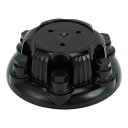 HEROFFIX シボレーに対応サバーバン1500 2000-2014タホ07-14用の1個のホイールセンターキャップハブキャップリムセンターキャップハブキャップセンターカバーグロスブラックプラスチック