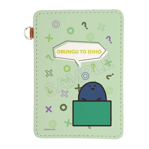 シーエスフロント お文具といっしょ レザーパスケース 03 名もなき者 PUレザー製 CS0000-1451