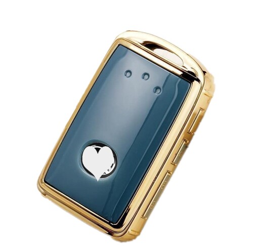 Nacalikeey インテリジェントキーケース マツダ スマート キーホルダー スマートキーカバー 適合mazda 新型CX-30 DM系 mazda2 新型Mazda3 キーケース TPUキーカバー(グリーン)