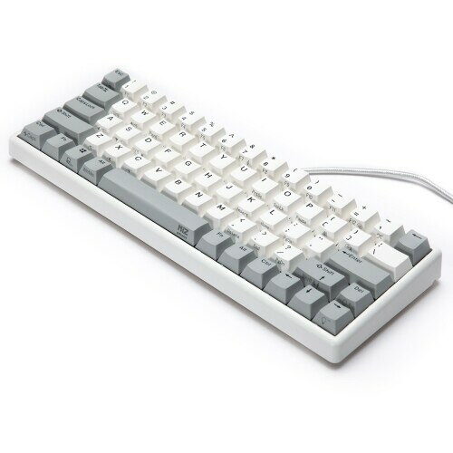 NiZキーボードAtom66-1M66キー USB Type-C有線接続(着脱式) win/mac3秒間切替 Cherry MX軸 専用ソフトウェア付き キーボードカスタマイズ可能 プログラム1/2/3 静電容量無接点方式 静音 キー荷重35g