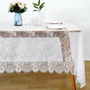 simplessレーステーブルクロス 刺繍 インテリア 北欧風 結婚式 宴会 結婚式 パーティー ホームデコレーション 裁縫 生地 DIY ラッセルレース