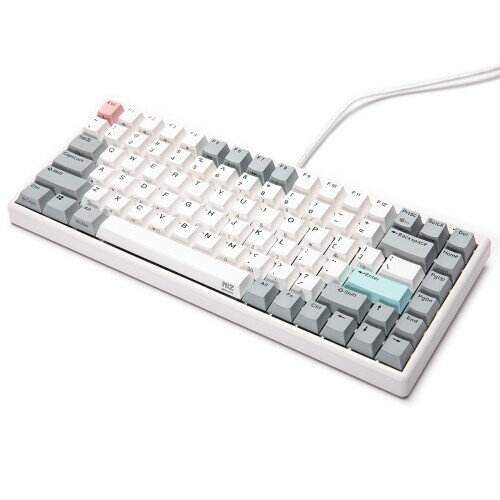 NiZキーボードMini84-1m USB Type-C有線接続(着脱式) WindowsとMac対応 Cherry MX軸 専用ソフトウェア付き キーボードカスタマイズ可能 プログラム1/2/3 静電容量無接点方式 静音 キー荷重35g 英語配列