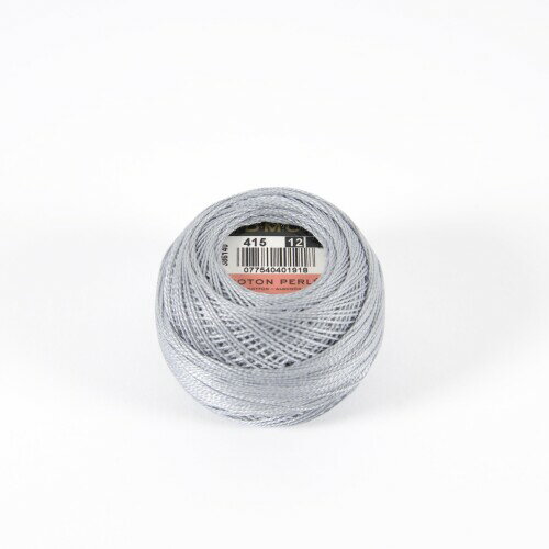 DMC コットンパール 刺繍糸 12番糸 長さ120m 10玉入 #415 グレー系 DMC116-12B