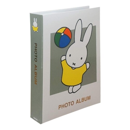 ナカバヤシ ディック・ブルーナ ミッフィー ポケットアルバム (グレー)