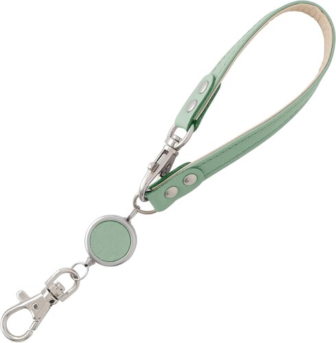 スリップオン(Slip-On) ノワールリール付きマルチストラップAL セージグリーン A-NSL-1802 本革 レザー..