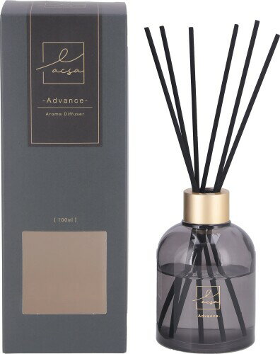 不二貿易 リードディフューザー ジャスミンとブラックチェリーの香り (Advance) 100ml 芳香剤 ルームフ..