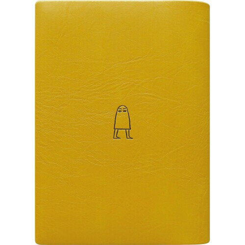 エルコミューン ブックカバー 文庫 ワンポイント メジェド マスタード PBC-024