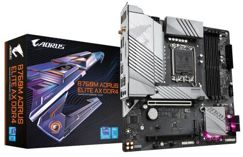 GIGABYTE マザーボード B760M AORUS ELITE AX DDR4 MB5980