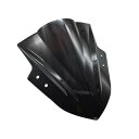 ZCJSZP 適用 川崎EX 300 小さな忍者250 ninja250 2013-2017 オートバイ部品 オートバイのスクリーン ブラック フロントガラス