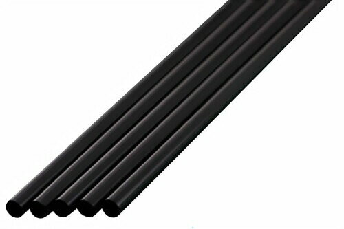 シバセ工業 363ダイヤストローストレート18cm1000本黒
