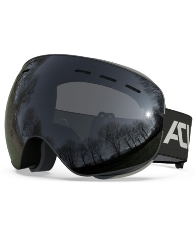 (ACURE) スノーボード ゴーグル スキー ゴーグル OTG（メガネ対応） 男女兼用 ジュニア向き 防曇加工でUV400保護 紫外線100 カット