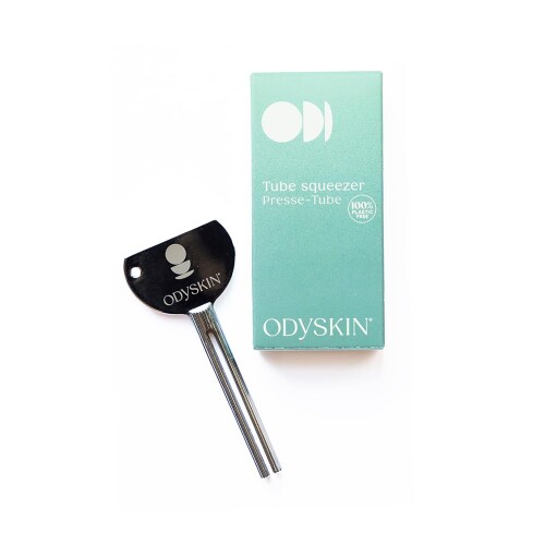 ODYSKIN(オディスキン) チューブスクイーザー,歯磨き粉 絞り器, チューブ絞り, シルバー, チューブを無駄なく使用するのに最適