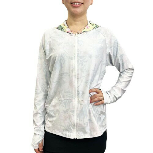 (マシャロ) ラッシュガード レディースラッシュガード MSRG-823 WHT/YEL one size