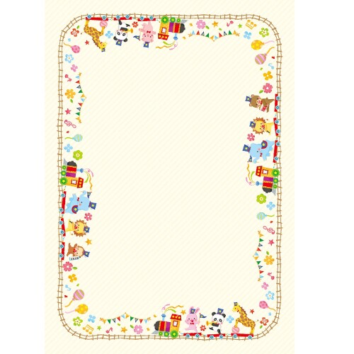 ササガワ 証書用紙 タカ印 A5 アニマル 20枚 10-1720