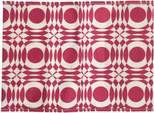 コンサイス ブックカバー ピケ レッド 116110