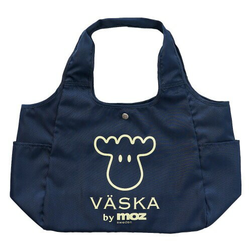 (モズ) (VASKA by ヴェスカバイモズ) トートバッグ エコバッグ レディース Moz VSPC-01A vspc-01a-navy ネイビー