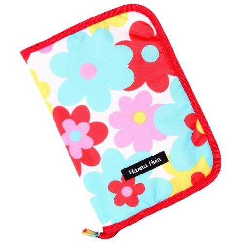 (ハンナフラ) お薬手帳ケース Lサイズ ポップフラワー