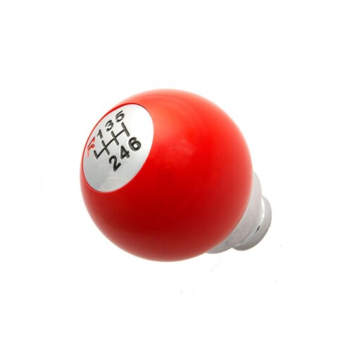 アイエルモータースポーツ(I.L.Motorsport) シフトノブ ボールタイプ レッド/クローム 6速 ND5RC/NDERC..