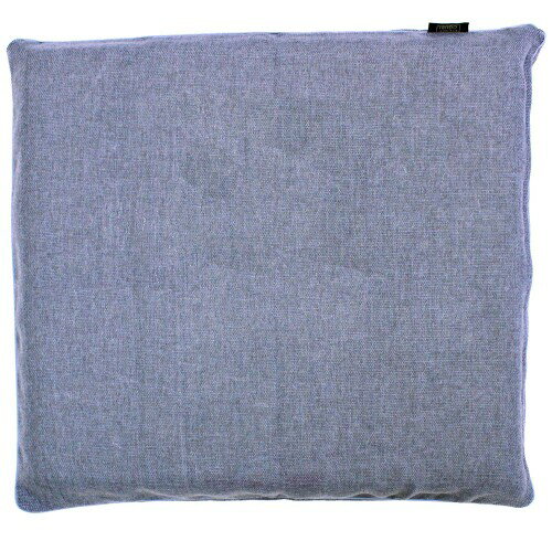 メリーナイト 座布団カバー 「ムジカ」ブルー 約55×59cm 銘仙判 ファスナー式 周囲パイピング付 ナチュラルテイスト 和洋室 洗える MNS..