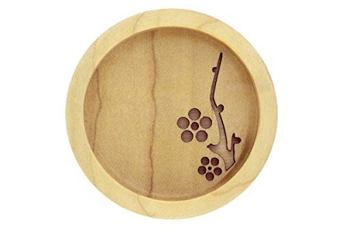 ビドー(Bidoor) PW-383 だんだら二寸丸 クリアー 梅 サイズ中 2個入り