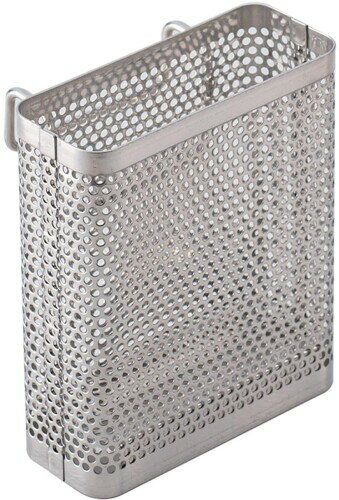 下村企販 カトラリーポケット 水切りラック用 箸 省スペース 小物が落ちにくい 角型 スリム ステンレス..