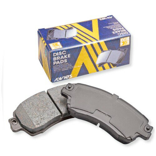 アドヴィックス(ADVICS) ブレーキディスクパッド シム入り 補修用 パッソ SN943PS フロント 対応純正番号 04465-B1010 1セット(4枚)