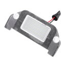 A ABSOPRO 車のLED ナンバープレートライトアセンブリ 6000Kホワイト 4805846AB 3528sm d Dodgeに対応 Chargerに対応 2006-2014 ABS クリア