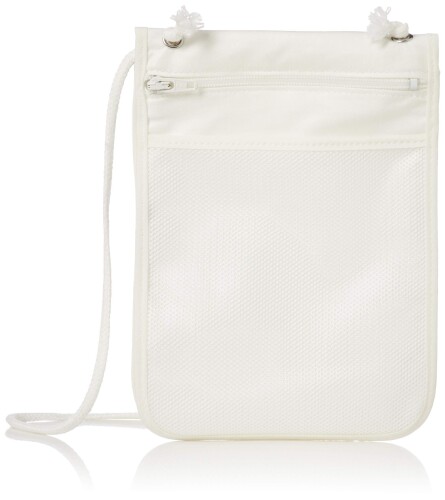 (タビトモ) セキュリティネックポーチ ガードナーポシェット 25 cm ホワイト