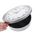 コンパートメント壁 26*25*8 隠し秘密壁時計安全コンテナボックスマネースタッシュジュエリー貴重品現金保管