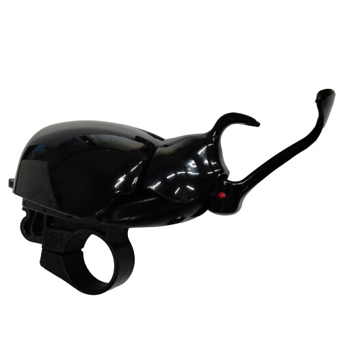 ヒッポナ/HIPPONA 甲虫タイプ ベル 自転車用 OB50AP 46g アルミニウム合金 防錆 パイプ径 22mm ねじ式ブラケット カブト虫(4)