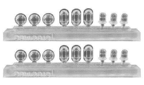 グリーンスタッフワールド 工業用ライトレンズセット （大） ミニチュア用アクセサリー GSWD-2121