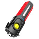 BY-J 緊急時用車用懐中電灯 ウィンドウブレーカー シートベルトカッター 多機能 LED作業灯 4モード 明るいCOB 充電式検査灯 車の修理/家庭/キャンプに
