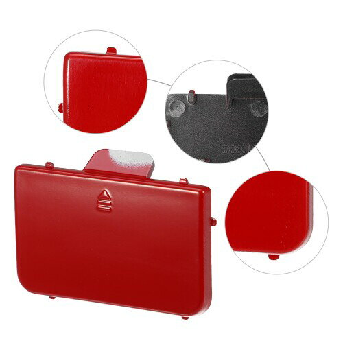 ACROPIX フロントバンパー牽引フックカバー 牽引フックアイホールカバー MERCEDES-be-nzに対応 C-Class W204に対応 レッド 1個