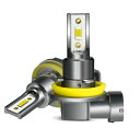 H11 LEDヘッドライトh8 led フォグ H16 LEDフォグランプセット、6500K ホワイト、新車検対応、12V/24V、1400lm、20W 高輝度、車用 一体型、無極性、2個入り