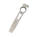 Hamans(ハマンズ) チタン EDC プライバー 栓抜き クローバー レンチ ドライバー コンパクトサイズ EDC マルチツール(4)