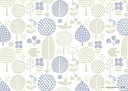 使い捨て抗菌ランチョンマット フルカラータイプ (4C001, 500枚入)