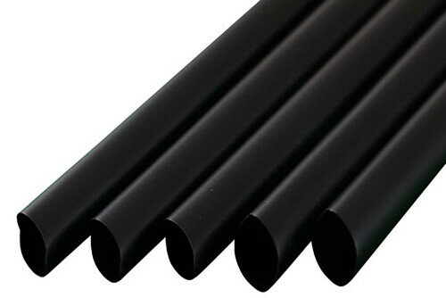 シバセ工業 639わらおストロー タピオカ蓋突刺用 ストレート片先斜め 口径10mm×19cm 包装なし 200本入 黒 日本製