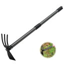 Garden Hoe and Cultivator, 77.5 cm Long Heavy Duty Hand Hoe Garden Tool with Til...