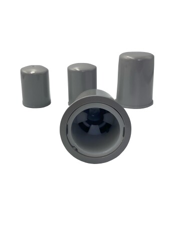 ティーオークリエイト アンカーボルト用保護キャップ グレー M16・M18・W5/8用 50個入 TB-16