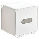 simpletome トイレットペーパーホルダー 壁掛け 棚付き 防水 接着剤 または 穴あけ 取り付け (ホワイト, ABSプラスチック)
