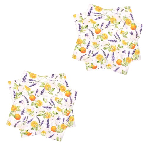 スタイルデコール(STYLE Decor) テーブルナプキン/トーション 4枚セット ソレイユプロヴァンス 布巾 ふ..