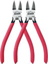 HOUSERAN ニッパー 工具 プラモデルニッパー 電工ニッパー 精密ニッパー 薄刃 強力 プラスチック バネ付き DIY 165mm 2点セット