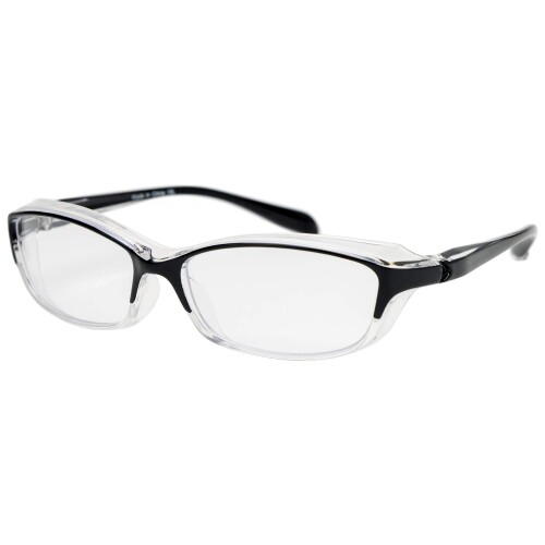 アイモーション 花粉対策メガネ UVカット 防塵仕様 丸洗い可能 スタンダード メンズ ブラック AZ-KF-02-1