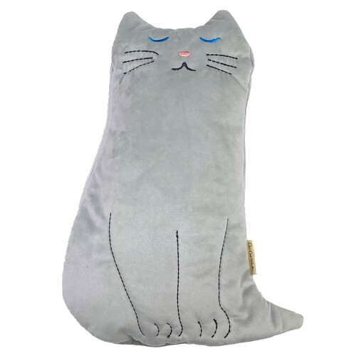 (グーグーワールド) ケース付きブランケット レディースケース付きブランケット 36603401 ひざ掛け 女性 ネコ 猫 あったか 36603401B ライトグレー 約横70cm×縦50cm/ケースW26×H37